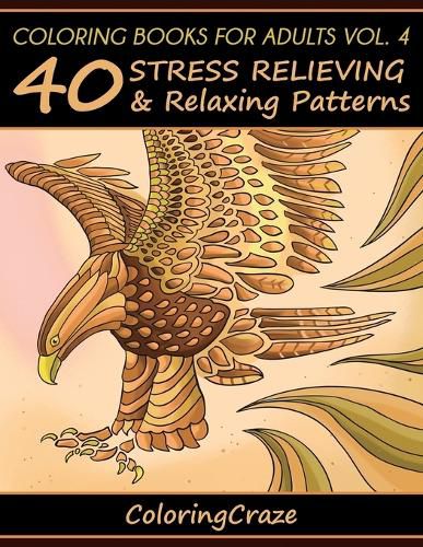 Cover image for Coloring Books For Adults Volume 4