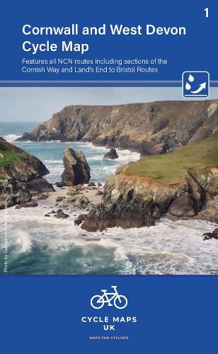 Cover image for Cornwall & West Devon Cycle Map 1