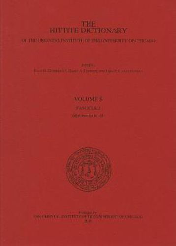 Hittite Dictionary of the Oriental Institute of the University of Chicago. Volume S fascicle 2