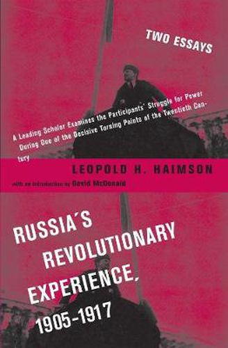 Cover image for Russia's Revolutionary Experience 1905-1917: Two Essays