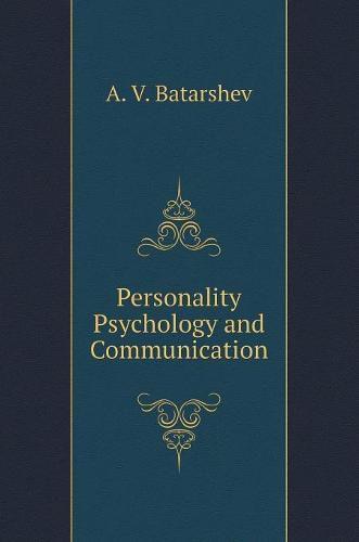 Cover image for Personality Psychology and Communication