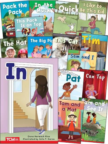 Cover image for Decodable Books Grade PK-K Set 1: 15-Book Set