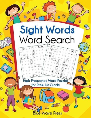 Cover image for Sight Words Word Search: High-Frequency Word Puzzles for Prek-1st Grade