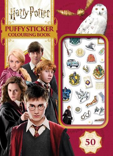 Cover image for Harry Potter: Puffy Sticker Colouring Book (Warner Bros.)
