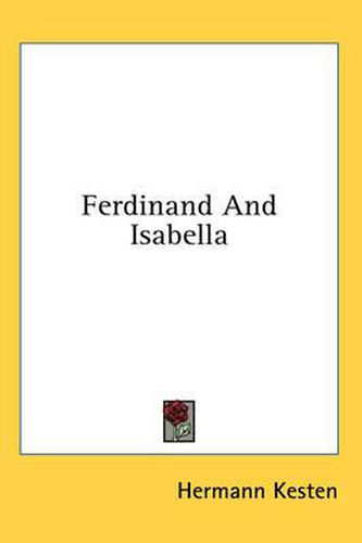 Cover image for Ferdinand and Isabella