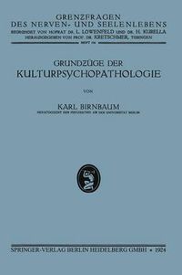 Cover image for Grundzuge Der Kulturpsychopathologie