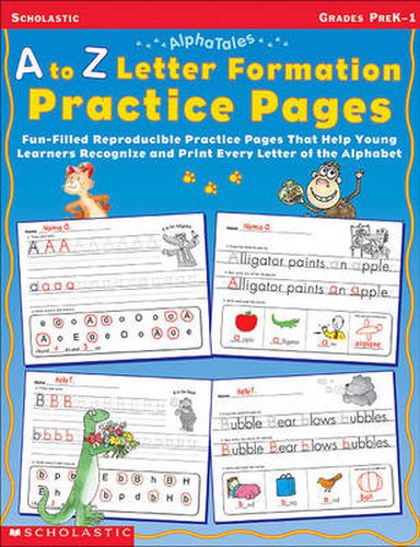 Cover image for Alphatales: A to Z Letter Formation Practice Pages