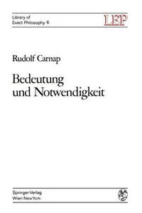 Cover image for Bedeutung Und Notwendigkeit: Eine Studie Zur Semantik Und Modalen Logik