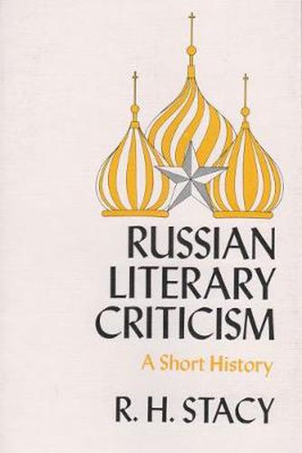 Cover image for Russian Literary Criticism: A Short History