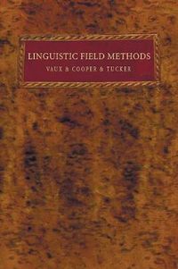 Cover image for Linguistic Field Methods