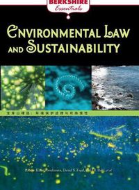 Cover image for Environmental Law and Sustainability