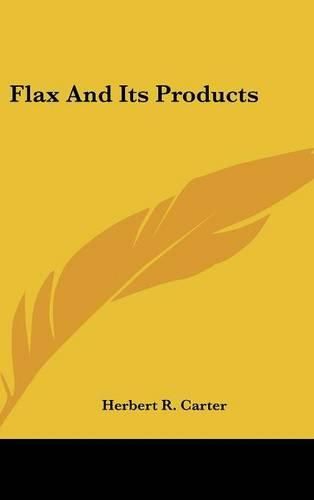 Cover image for Flax and Its Products