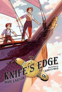 Cover image for Knife's Edge: A Graphic Novel (Four Points, Book 2)