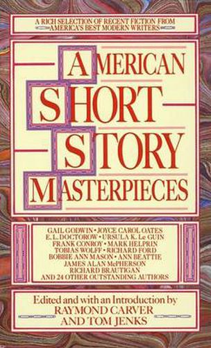 Cover image for American Short Story Masterpieces: A Rich Selection of Recent Fiction from America's Best Modern Writers