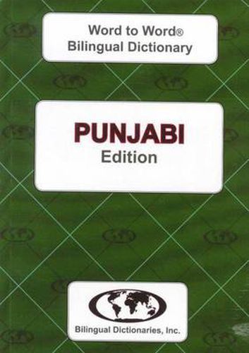 Cover image for English-Punjabi & Punjabi-English Word-to-Word Dictionary