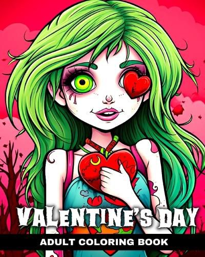 Cover image for Valentine's Day Adult Coloring Book