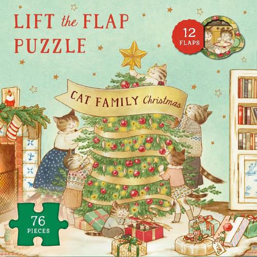 Cat Family Christmas Lift-the-Flap Puzzle: Volume 2