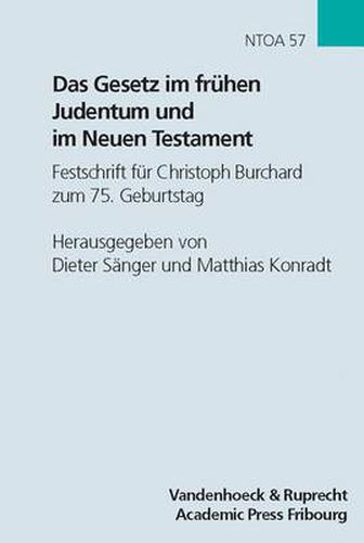 Cover image for Novum Testamentum et Orbis Antiquus / Studien zur Umwelt des Neuen Testaments: Festschrift fA r Christoph Burchard zum 75. Geburtstag