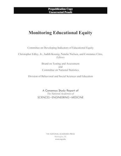 Monitoring Educational Equity