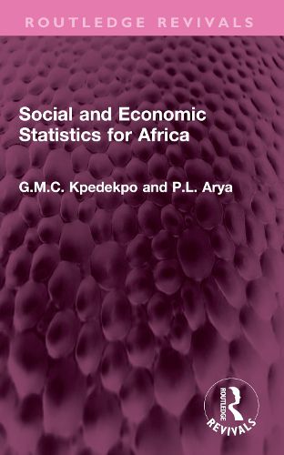 Cover image for Social and Economic Statistics for Africa
