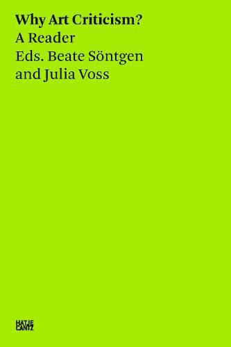 Why Art Criticism? A Reader