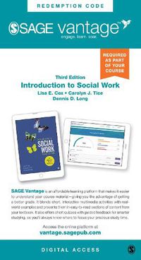 Cover image for Introduction to Social Work- Vantage Slimpack: An Advocacy-Based Profession