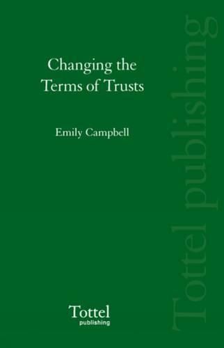 Changing the Terms of Trusts