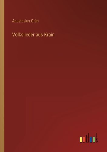 Cover image for Volkslieder aus Krain