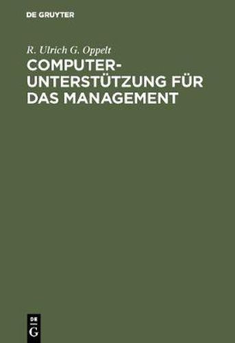 Cover image for Computerunterstutzung fur das Management