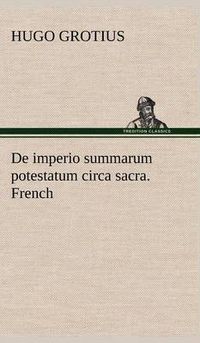 Cover image for De imperio summarum potestatum circa sacra. French