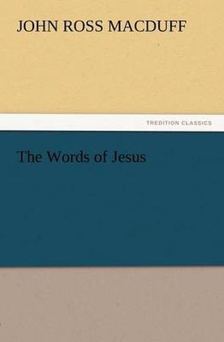 Cover image for The Words of Jesus