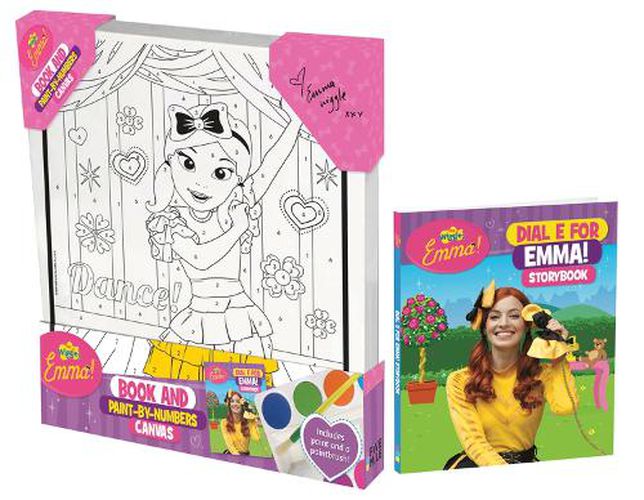 Cover image for The Wiggles Emma!: Book and Paint-by-Numbers Canvas