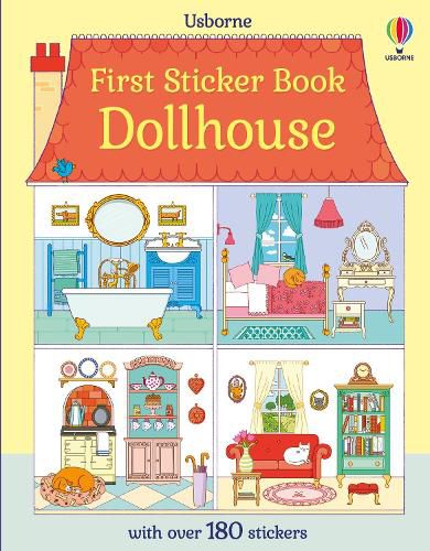 Cover image for First Sticker Book Dollhouse