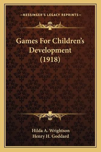 Games for Children's Development (1918)