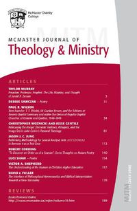 Cover image for McMaster Journal of Theology and Ministry: Volume 19, 2017-2018