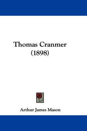 Cover image for Thomas Cranmer (1898)