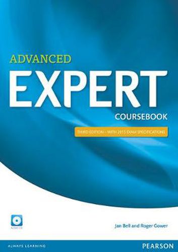 Cover image for Expert Advanced 3rd Edition Coursebook with CD Pack