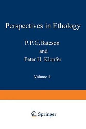 Cover image for Perspectives in Ethology: Volume 4 Advantages of Diversity