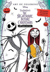 Cover image for Art Of Coloring: Disney Tim Burton's The Nightmare Before Christmas