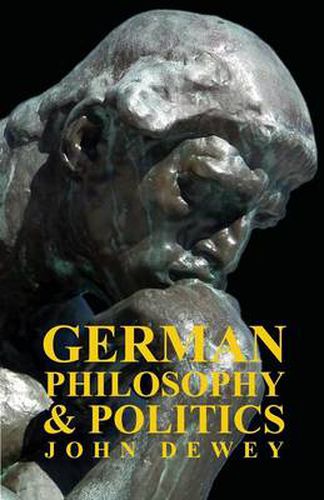 Cover image for German Philosophy and Politics