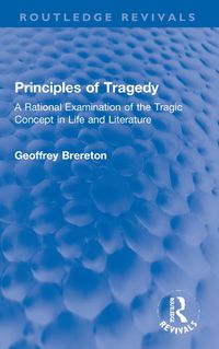 Cover image for Principles of Tragedy