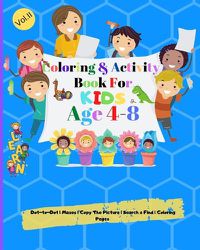 Cover image for Coloring and Activity books for kids ages 3-6