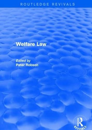 Cover image for Welfare Law