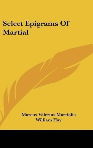 Cover image for Select Epigrams of Martial