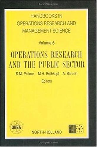 Cover image for Operations Research and the Public Sector