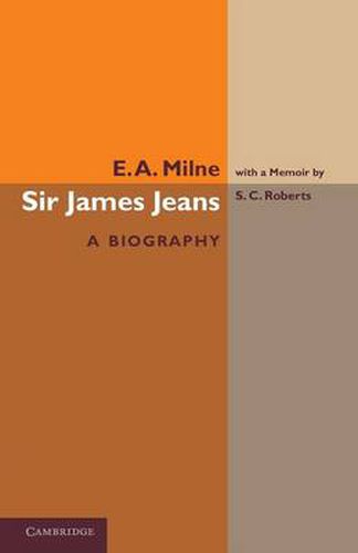 Cover image for Sir James Jeans: A Biography