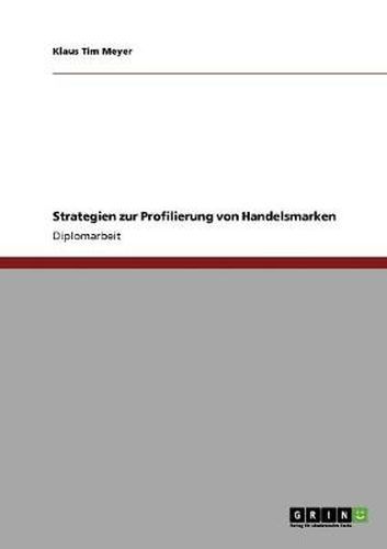 Cover image for Strategien zur Profilierung von Handelsmarken