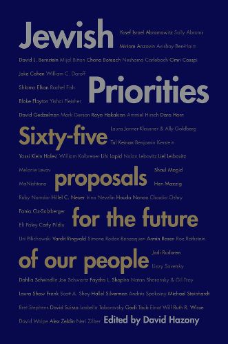 Cover image for Jewish Priorities