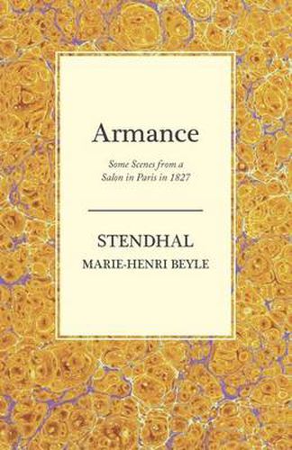 Cover image for Armance - Some Scenes from a Salon in Paris in 1827