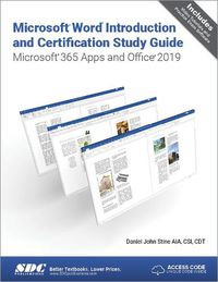 Cover image for Microsoft Word Introduction and Certification Study Guide: Microsoft 365 Apps and Office 2019